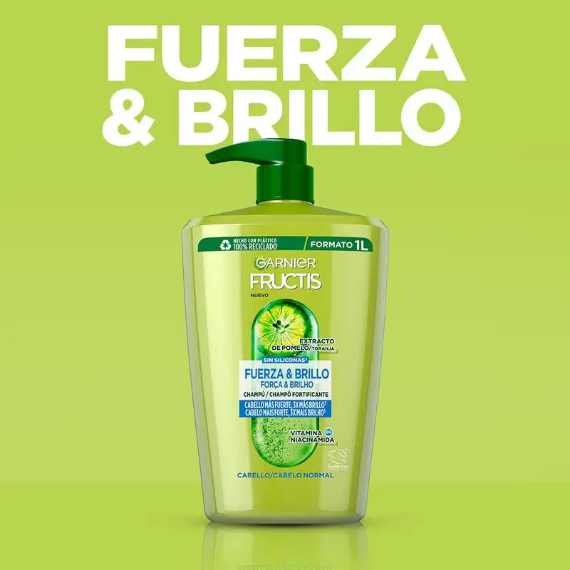 Garnier Fructis Shampoo Forza e lucentezza per capelli normali - 380 Ml
