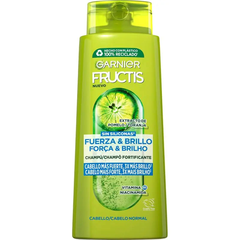 Garnier Fructis Shampoo Forza e Lucentezza Capelli Normali 690 Ml