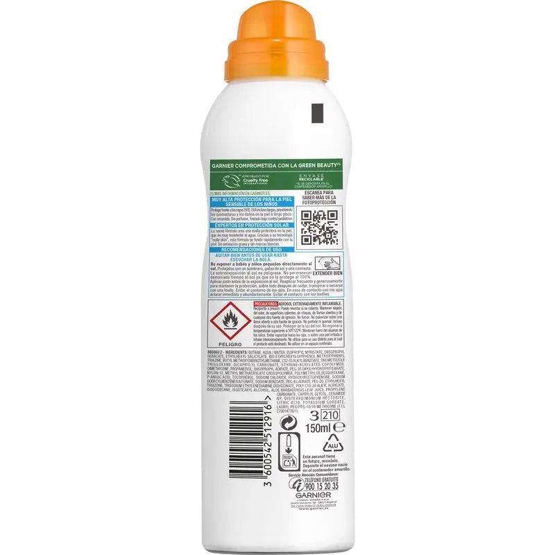 Garnier Delial Sensitive Advanced Anti-sand Mist Spf 50+, 150ml