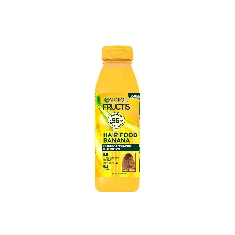 GarnierFructis Hair Food Shampoo nutriente alla banana 350 Ml Per capelli secchi