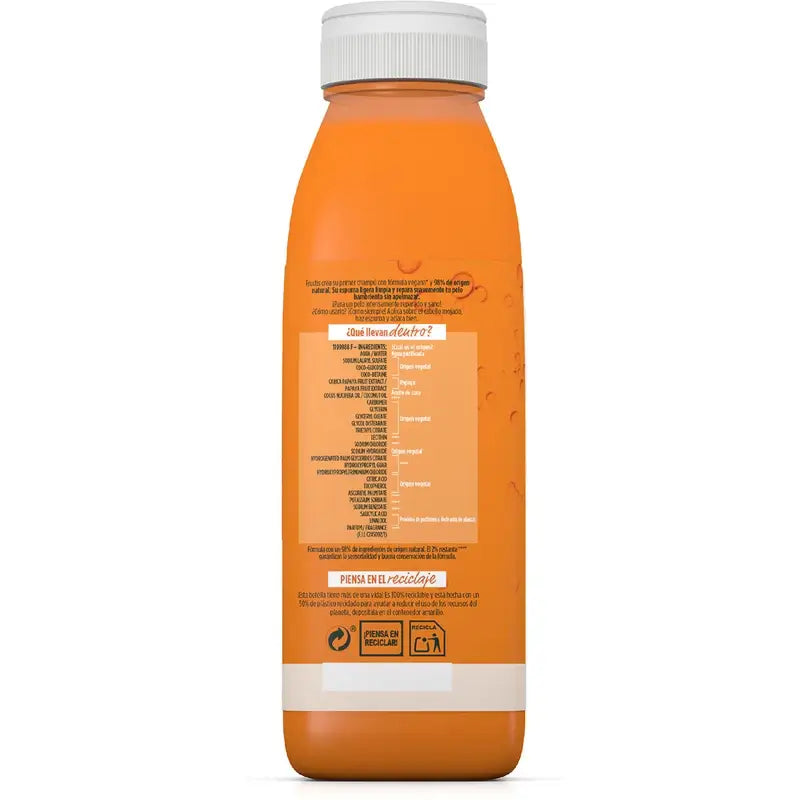 GarnierFructis Hair Food Papaya Shampoo 350 Ml Per capelli danneggiati