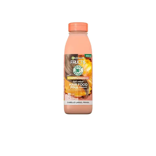 GarnierFructis Hair Food Shampoo Ananas Anti-Rottura 350 Ml Per capelli lunghi e fragili