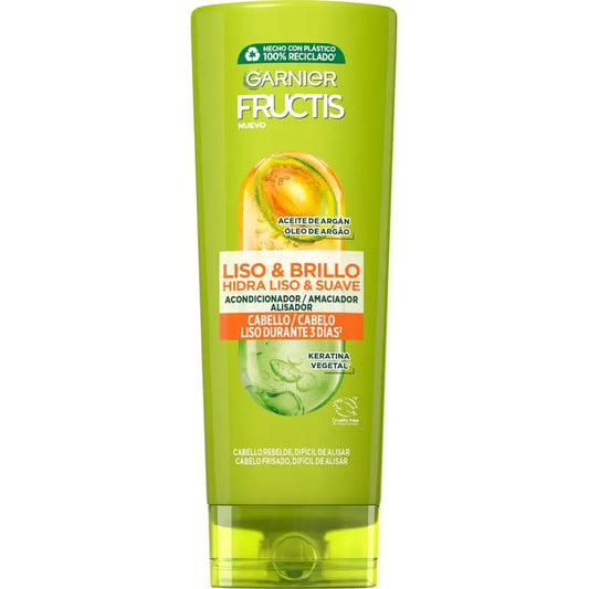 Garnier Fructis Balsamo Liscio e Lucentezza Capelli lisci, ostinati o difficili da lisciare 250 Ml
