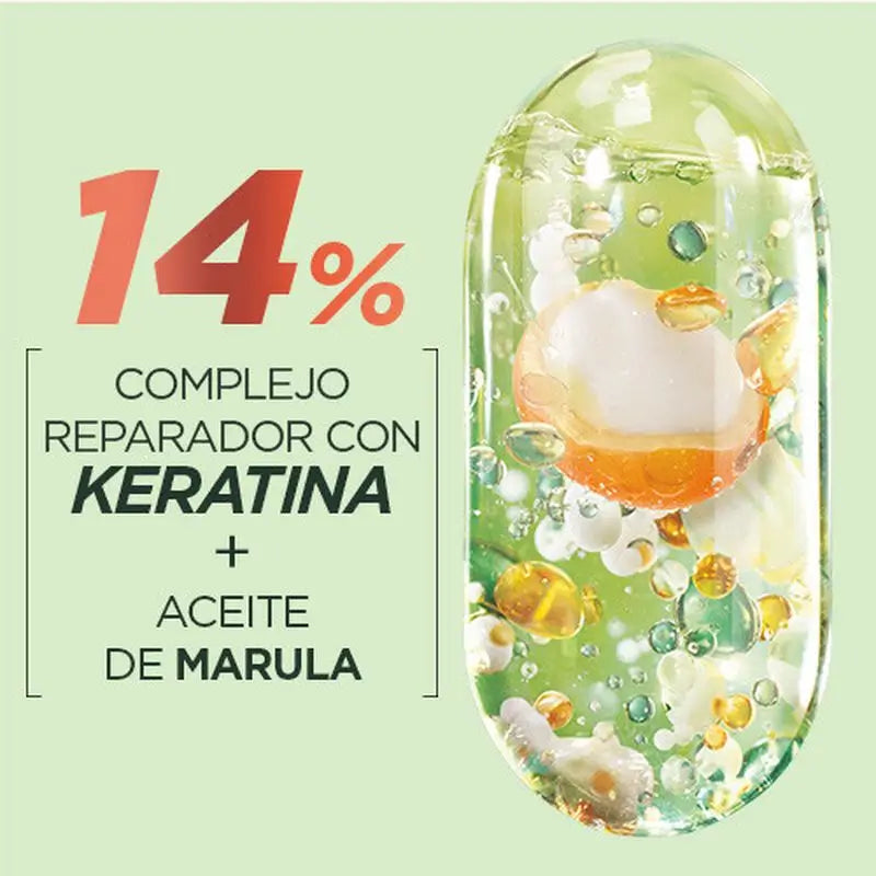 Garnier Fructis Maschera Addio Danni con Olio di Marula per Capelli Danneggiati 320Ml