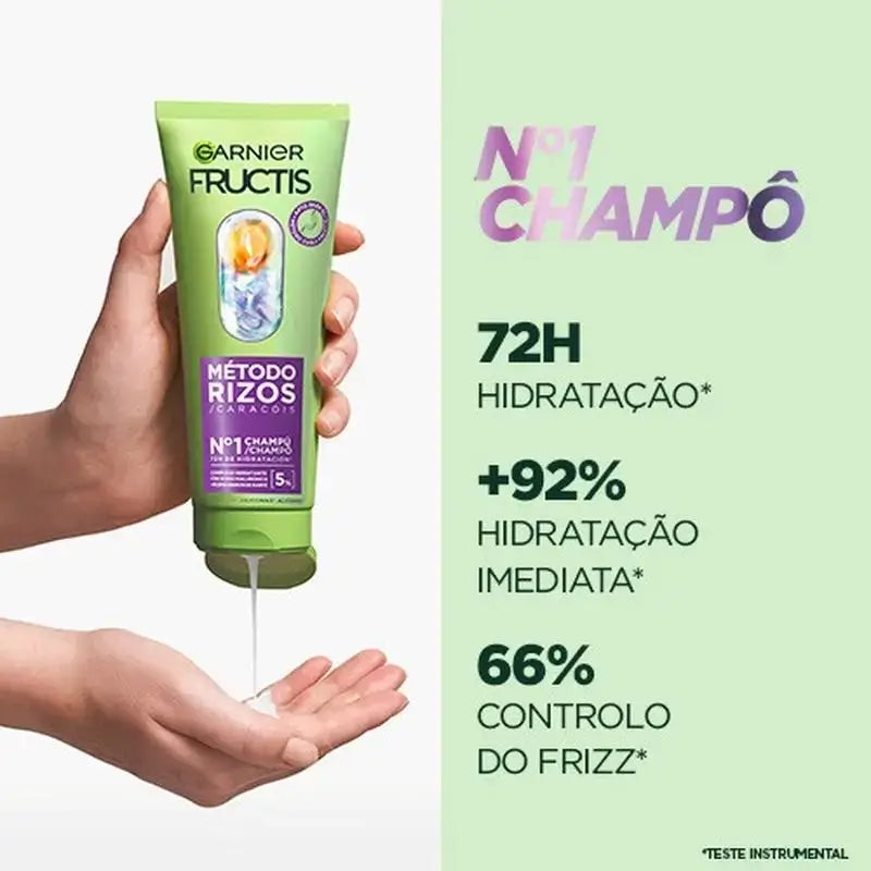 Garnier Fructis Curl Method #1 Shampoo per ricci idratati 72H 200Ml