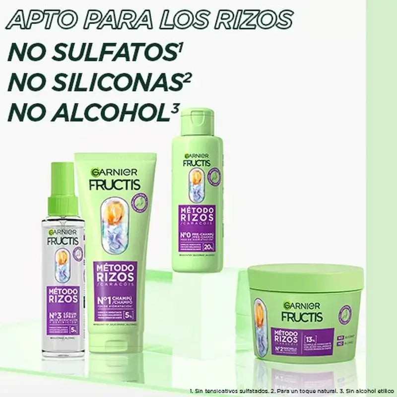 Garnier Fructis Curl Method #1 Shampoo per ricci idratati 72H 200Ml
