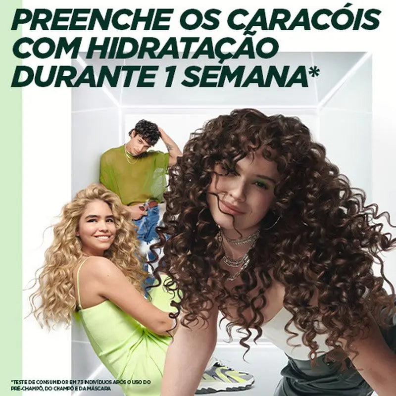 Garnier Fructis Curl Method Curl Mask #2 Per ricci idratati per 1 settimana 370Ml