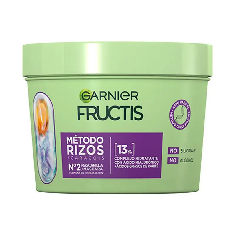 Garnier Fructis Curl Method Curl Mask #2 Per ricci idratati per 1 settimana 370Ml