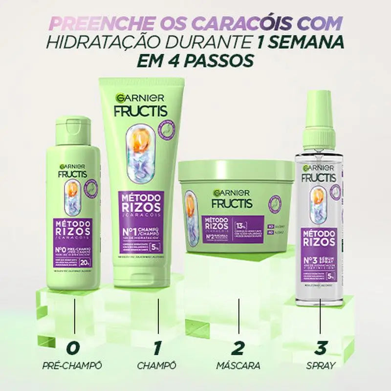 Garnier Fructis Metodo Curl Pre-Shampoo N.0 Per Ricci Idratati Per 100H 200Ml