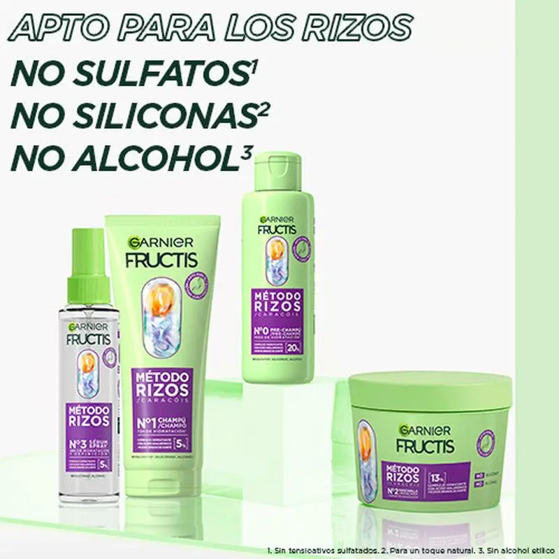 Garnier Fructis Metodo Curl Pre-Shampoo N.0 Per Ricci Idratati Per 100H 200Ml