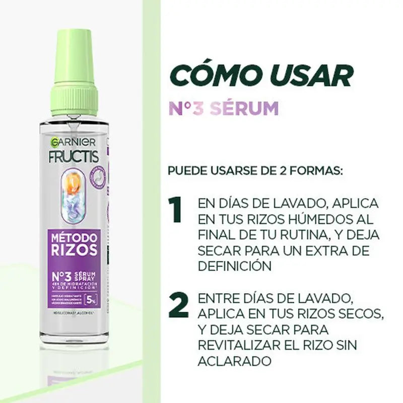 Garnier Fructis Siero Metodo Ricci Nº3 48H Riccioli Idratati e Definiti 150ml