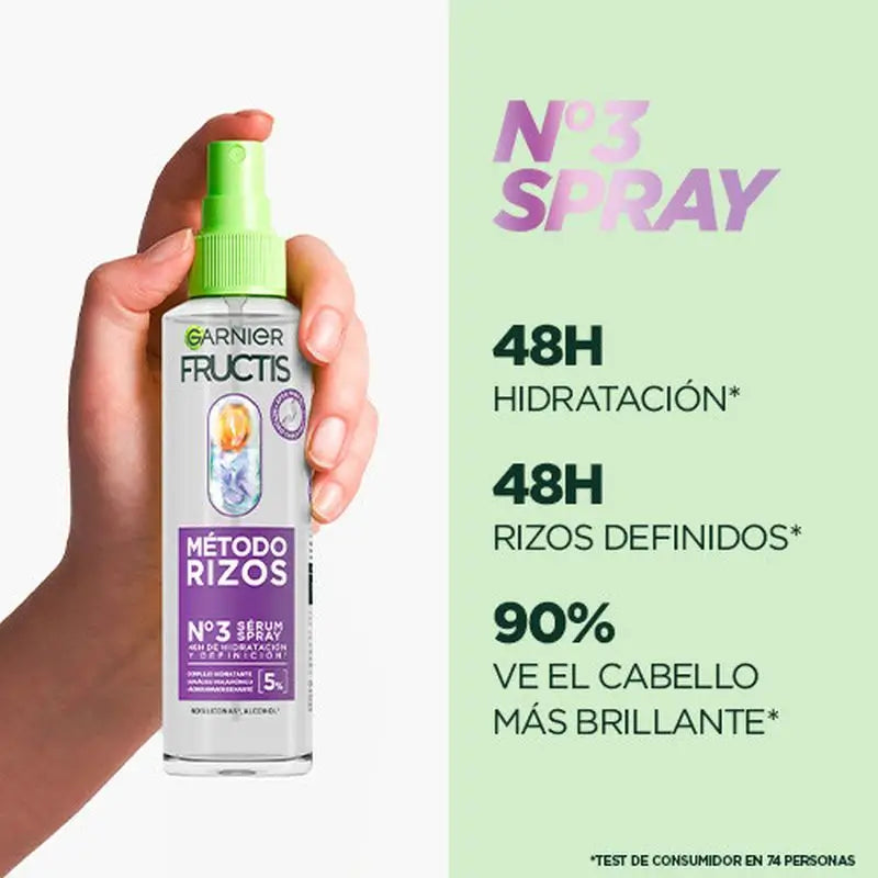Garnier Fructis Siero Metodo Ricci Nº3 48H Riccioli Idratati e Definiti 150ml