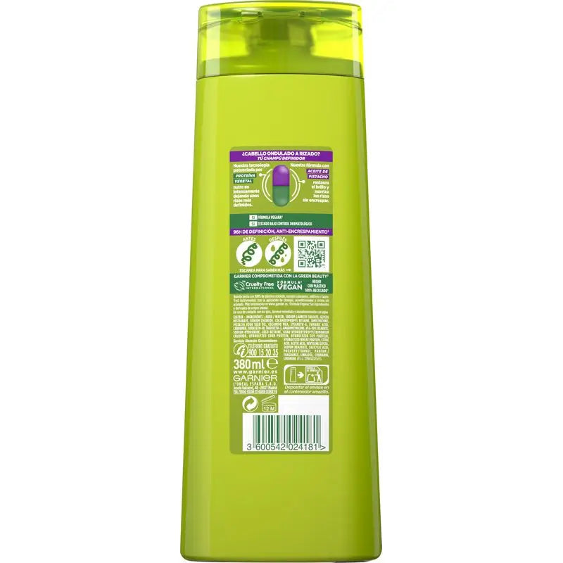 Garnier Fructis Nutri Curls Shampoo modellante capelli ricci o mossi 380 Ml