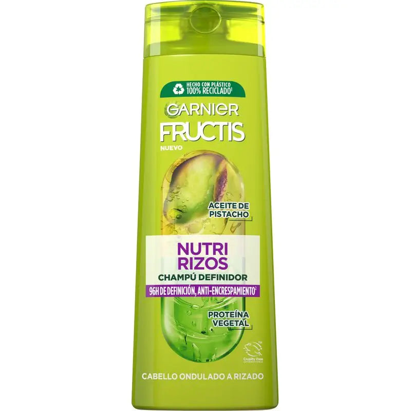 Garnier Fructis Nutri Curls Shampoo modellante capelli ricci o mossi 380 Ml