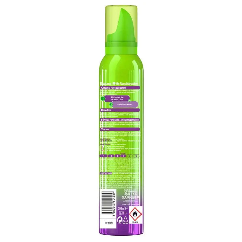 Garnier Fructis Style Hydra Curl Schiuma 200 Ml