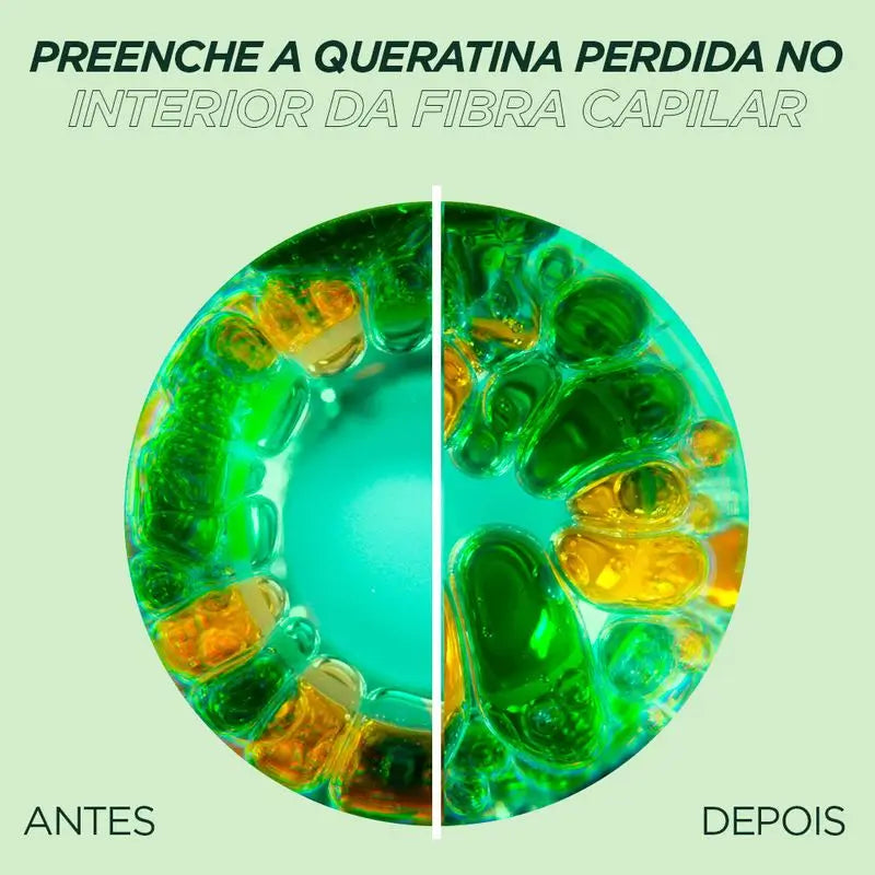 Garnier Fructis Keratin Filler Trattamento Intensivo Addio Danni Con Olio di Marula Per Capelli Danneggiati 200Ml