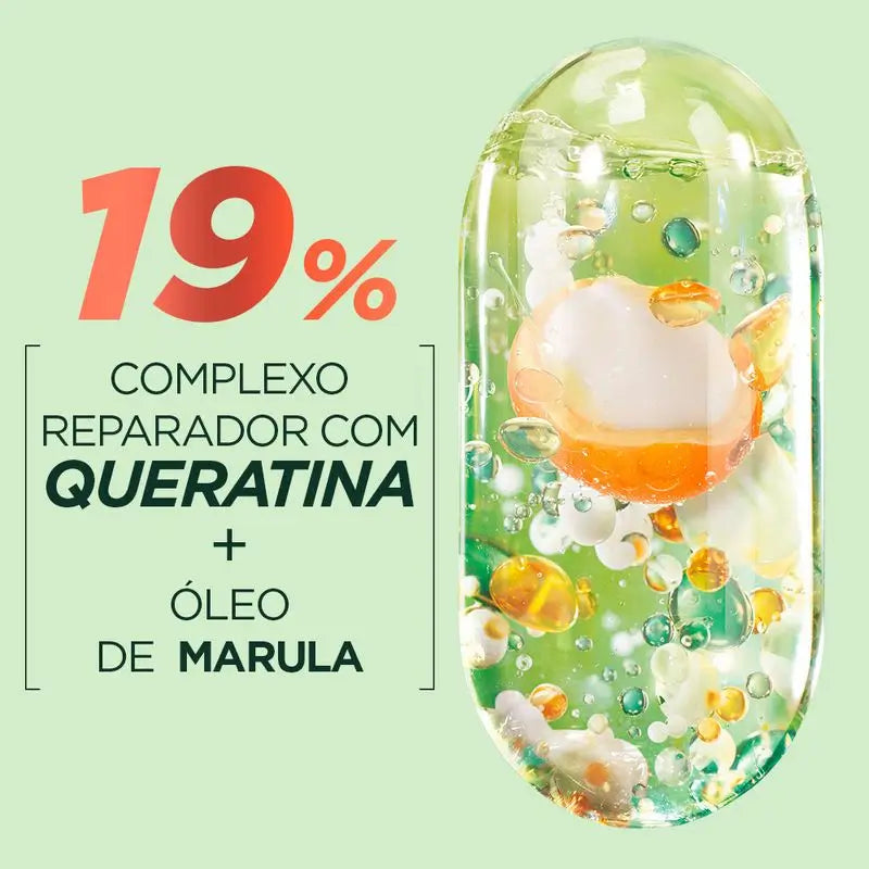 Garnier Fructis Keratin Filler Trattamento Intensivo Addio Danni Con Olio di Marula Per Capelli Danneggiati 200Ml