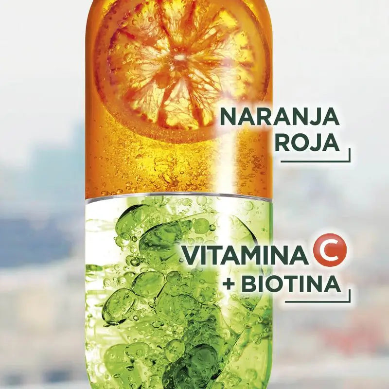 Garnier Fructis Vitamin Force Crema senza risciacquo con arancia rossa, vitamina C e biotina per capelli con tendenza alla caduta - 400 ml