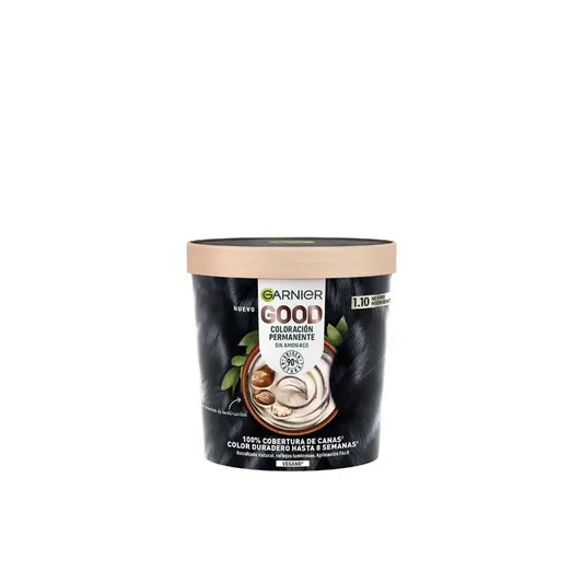 Garnier Good Colorazione permanente senza ammoniaca, 90% origine naturale Tonalità 1.10 Midnight Illusion