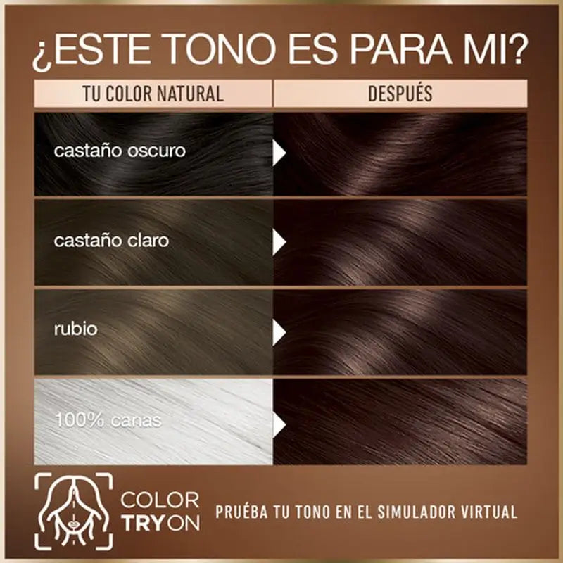 Garnier Good Colorazione Permanente Senza Ammoniaca, 90% Origine Naturale Tonalità 3.12 Castano Mirtillo.