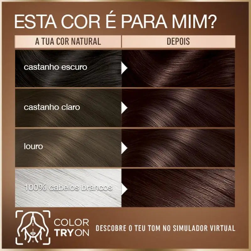 Garnier Good Colorazione Permanente Senza Ammoniaca, 90% Origine Naturale Tonalità 3.12 Castano Mirtillo.