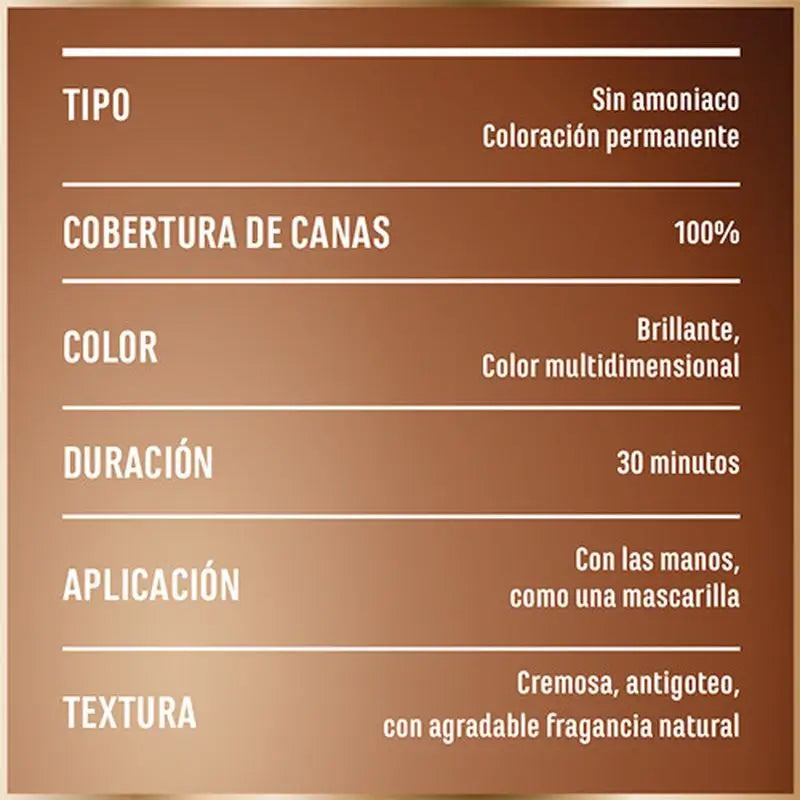 Garnier Good Colorazione Permanente Senza Ammoniaca, 90% Origine Naturale Tonalità 4.15 Castano Glacé.