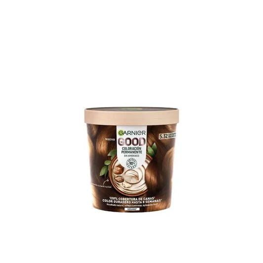 Garnier Good Colorazione Permanente Senza Ammoniaca, 90% Origine Naturale Tonalità 5.32 Tramonto Bruciato