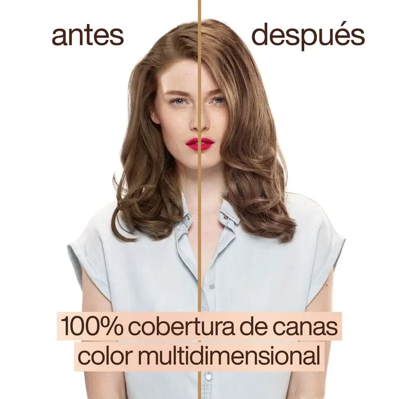 Garnier Good Colorazione Permanente Senza Ammoniaca, 90% Origine Naturale Tonalità 7.12 Café Latte Blonde.