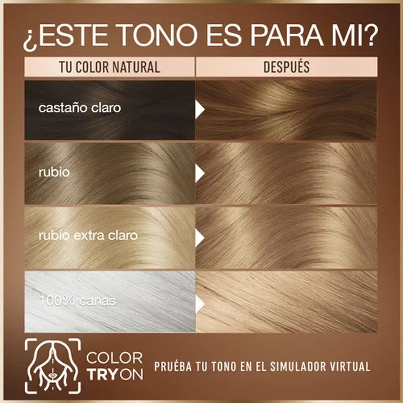 Garnier Good Colorazione Permanente Senza Ammoniaca, 90% Origine Naturale Tonalità 7.12 Café Latte Blonde.