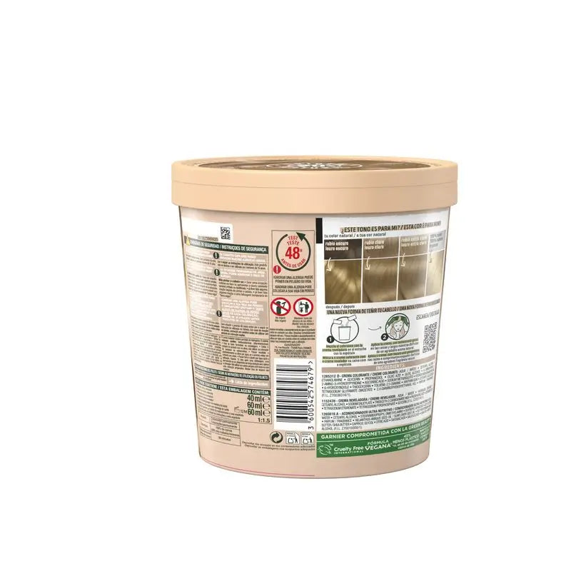 Garnier Good Colorazione Permanente Senza Ammoniaca, 90% Origine Naturale Tonalità 8.13 Beige Alba