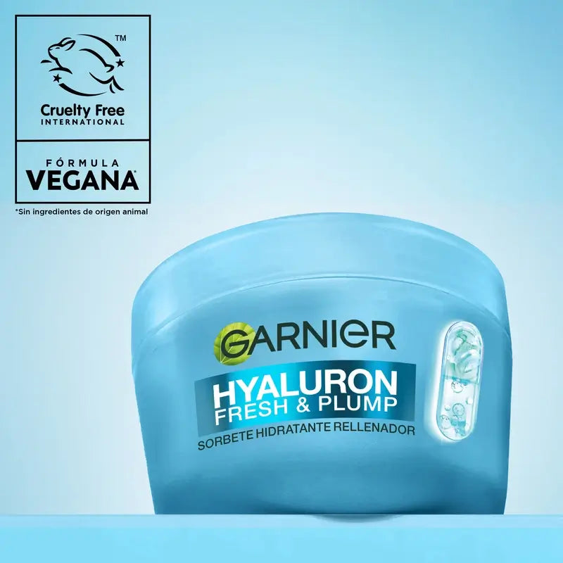 Garnier Hyaluron Fresh & Plump Sorbetto idratante rimpolpante, 85 ml