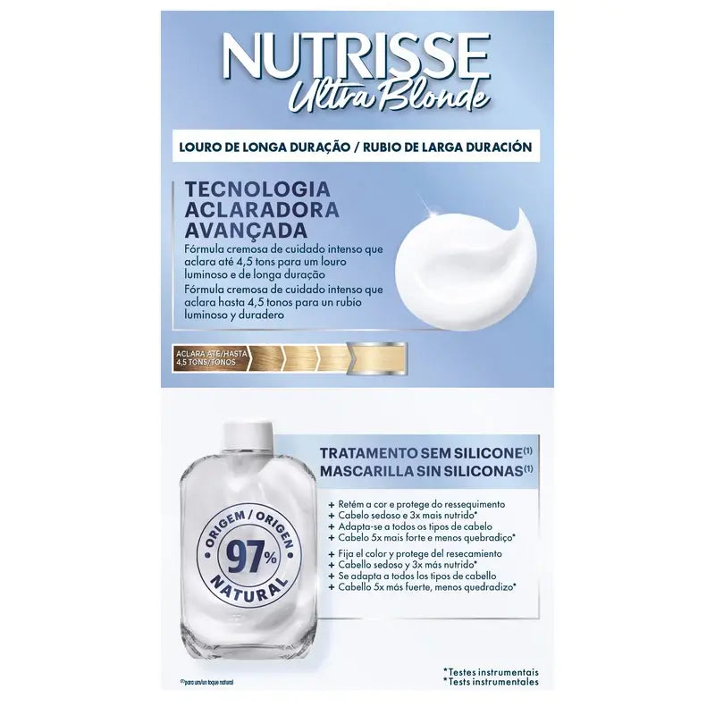 Garnier Nutrisse Schiarente Biondo Platino Cenere n. 101 , 160 ml
