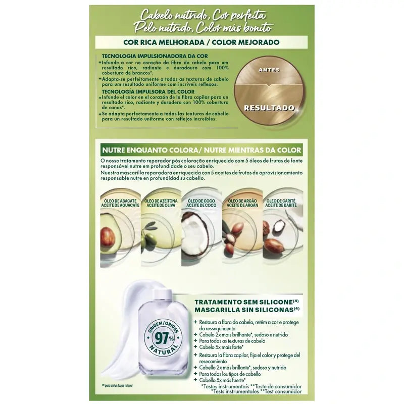 Garnier Nutrisse Colore permanente biondo molto chiaro n. 9 , 160 ml