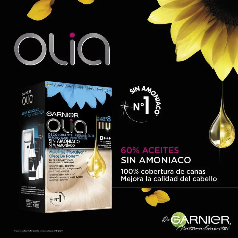 Garnier Olia Colorante Permanente Senza Ammoniaca Con Oli Floreali Naturali - Colorante Estremo D+++
