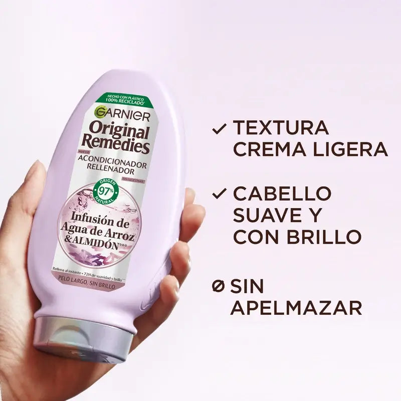 Garnier Original Remedies Balsamo all'acqua e amido di riso, 250 ml