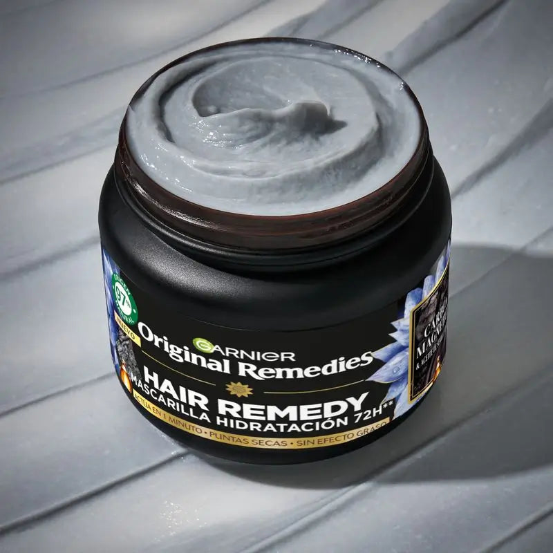 Garnier Original Remedies Maschera idratante al carbone magnetico per i capelli