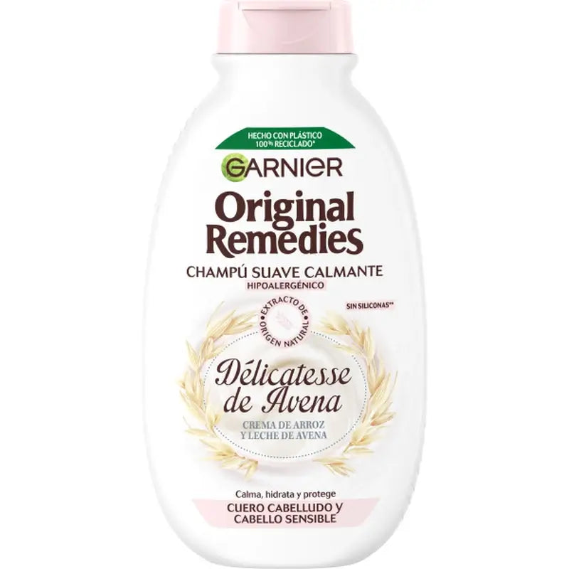 Garnier Original Remedies Shampoo Delicatesse alla farina d'avena, 250 ml