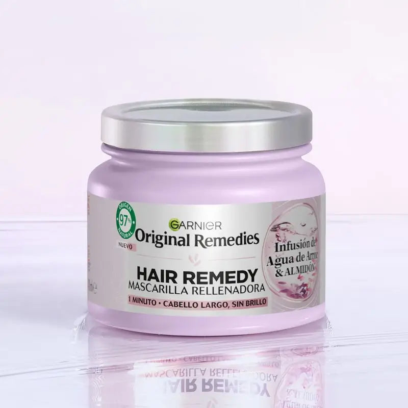 Garnier Original Remedies Maschera rimpolpante all'acqua di riso per capelli lunghi e spenti