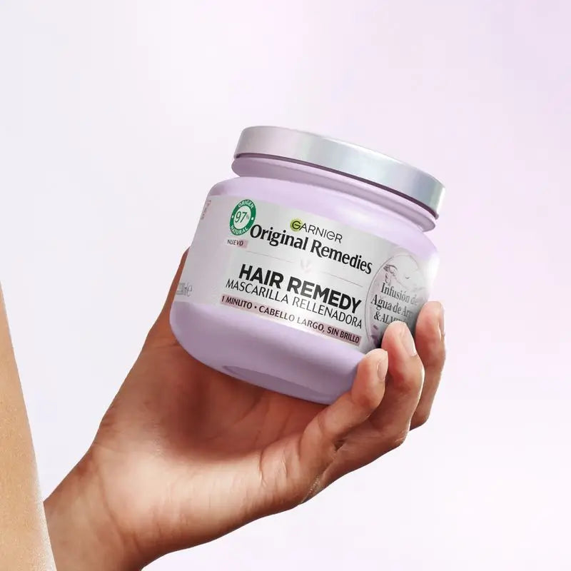 Garnier Original Remedies Maschera rimpolpante all'acqua di riso per capelli lunghi e spenti