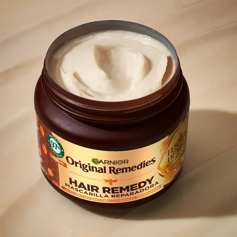 Garnier Original Remedies Maschera riparatrice per capelli con miele d'acacia e cera d'api, 340 ml