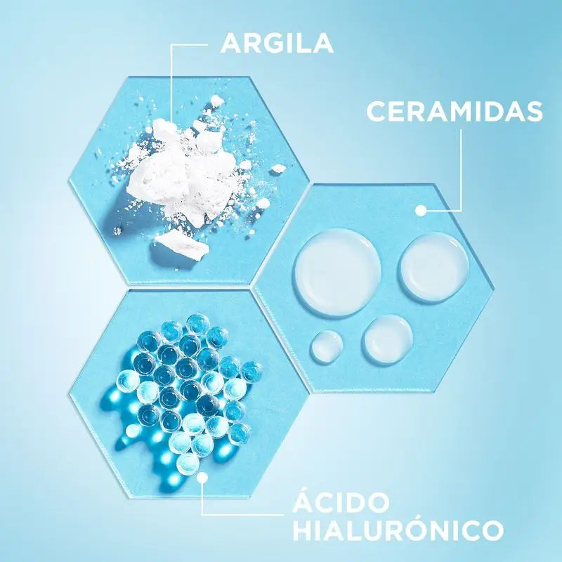 Garnier Pure Active Gel Detergente Idratante con Acido Ialuronico, Ceramide e Argilla Rimuove Impurità, Grasso e Trucco