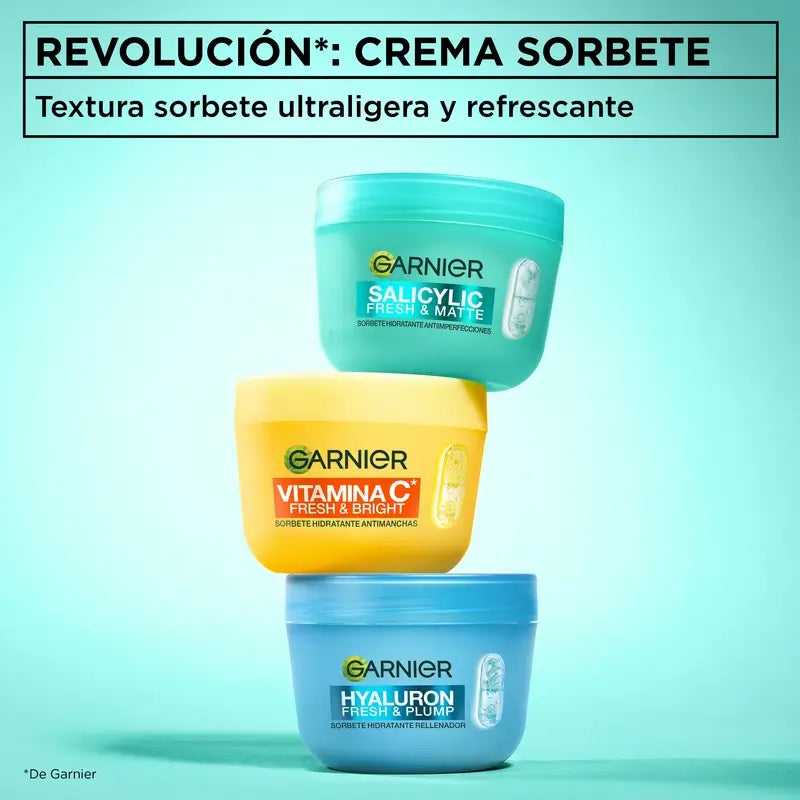 Garnier Attivi Puri Salicilici Fresco e Opaco Sorbetto Idratante Anti-Imperfezioni, 85 ml