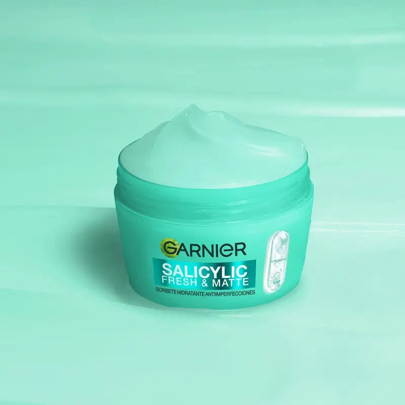 Garnier Attivi Puri Salicilici Fresco e Opaco Sorbetto Idratante Anti-Imperfezioni, 85 ml