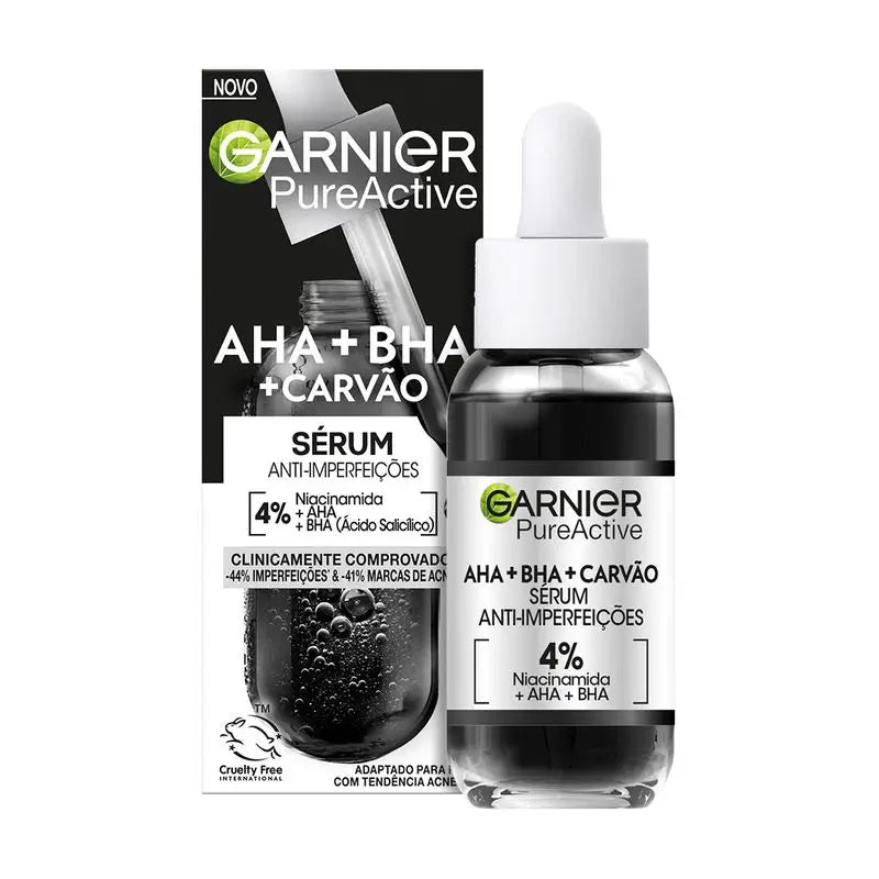 Garnier Siero Anti-Perfezioni con 4% di Niacinamide, Aha e Bha, 30ml