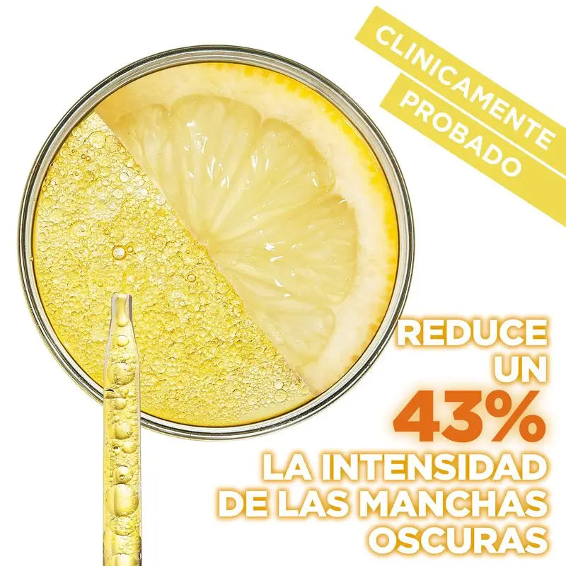 Garnier Siero Anti-Macchie con Vitamina C, Niacinamide e Acido Salicilico. Riduce il 43% delle macchie scure.