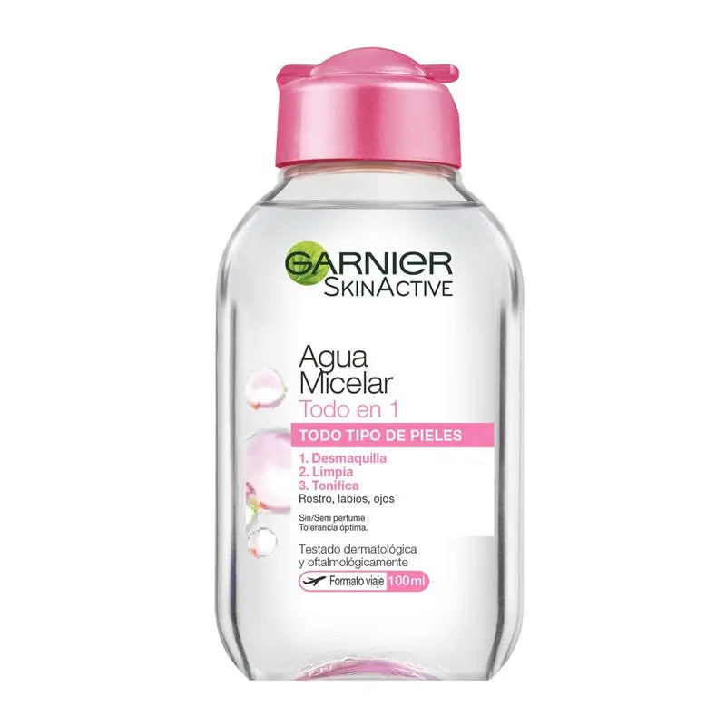 Garnier Skin Active Classic Acqua Micellare Formato Viaggio Per Pelle Normale Tutto In Uno - 100 Ml
