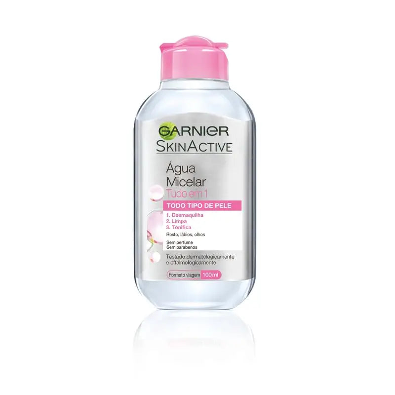 Garnier Skin Active Classic Acqua Micellare Formato Viaggio Per Pelle Normale Tutto In Uno - 100 Ml