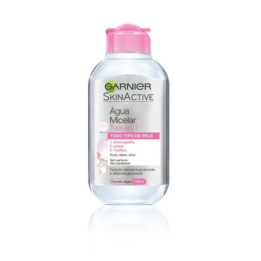 Garnier Skin Active Classic Acqua Micellare Formato Viaggio Per Pelle Normale Tutto In Uno - 100 Ml