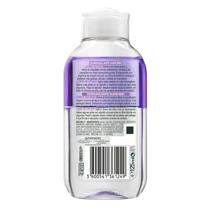 Garnier Skin Active 2 In 1 Struccante occhi - 125 Ml