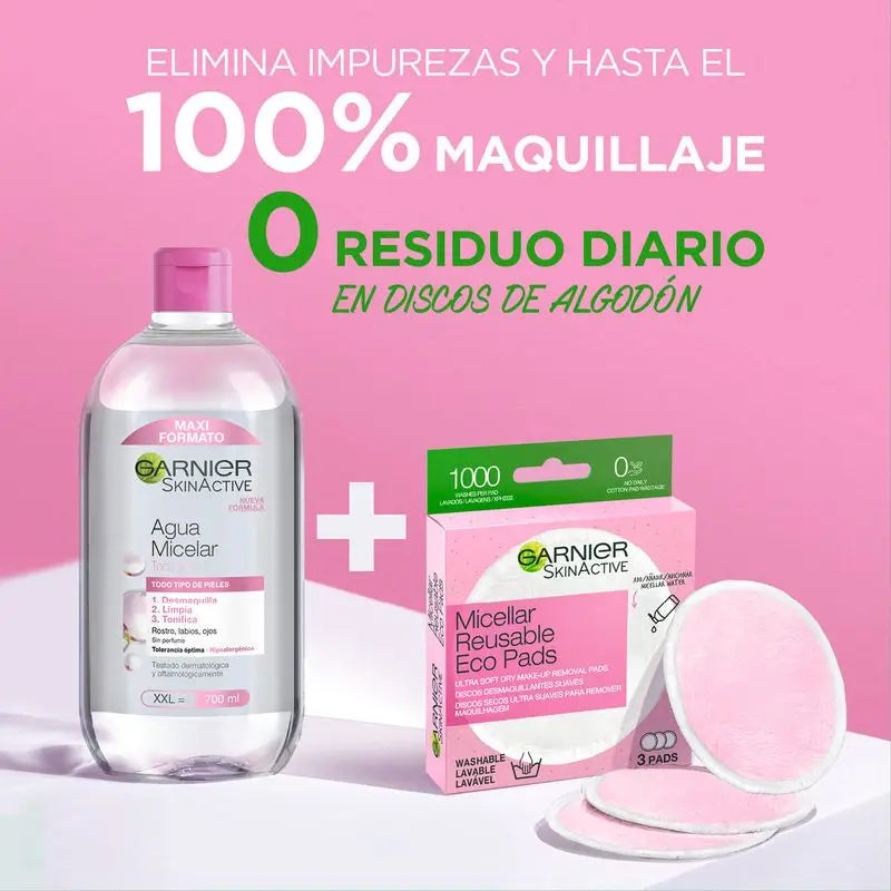 Garnier Skin Active Dischetti struccanti riutilizzabili in microfibra